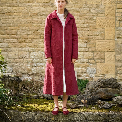 Hand Quilted Duster Coat