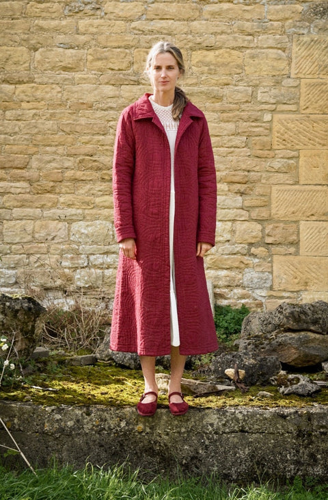 Hand Quilted Duster Coat