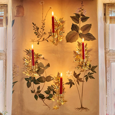 Ivy Candle Sconce (Small)