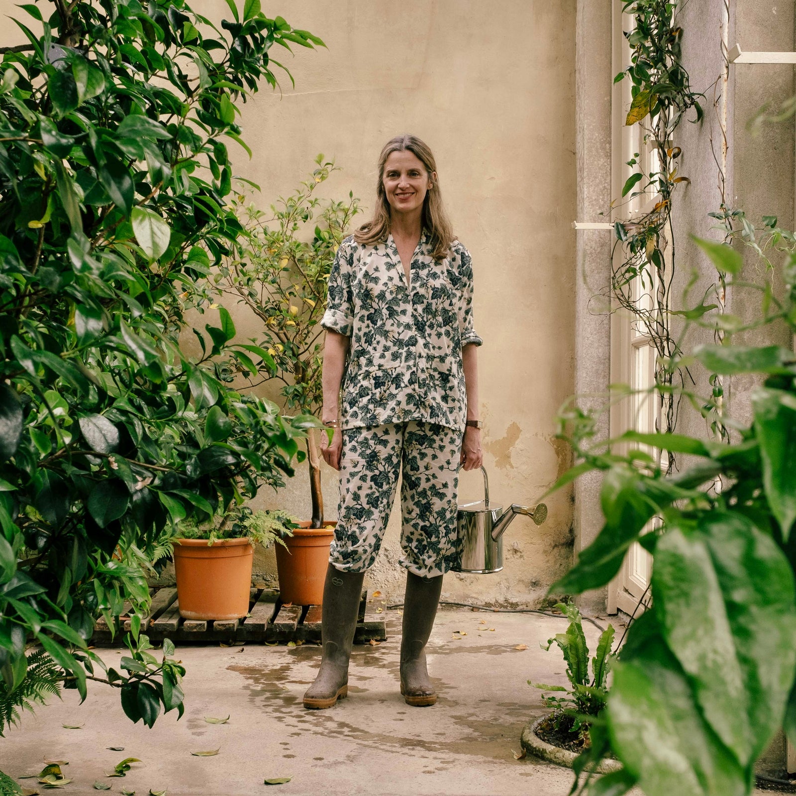 Chatsworth Ivy Pyjamas (Green) Cutter Brooks