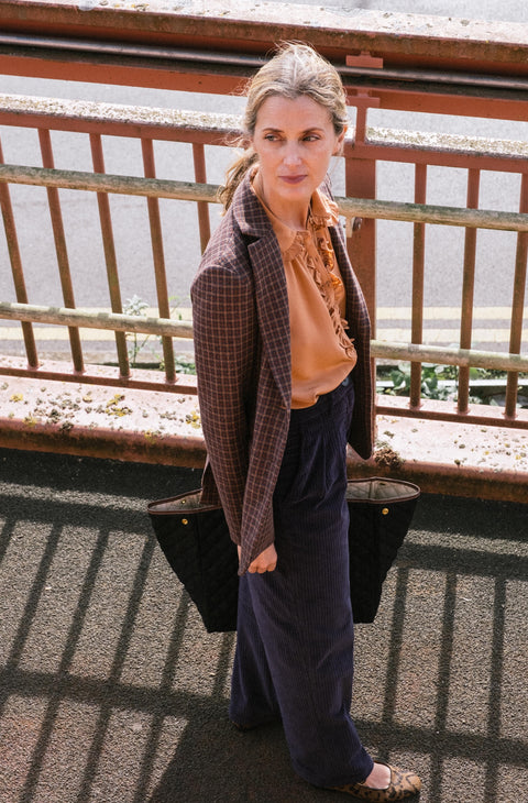 Houndstooth Hacking Jacket