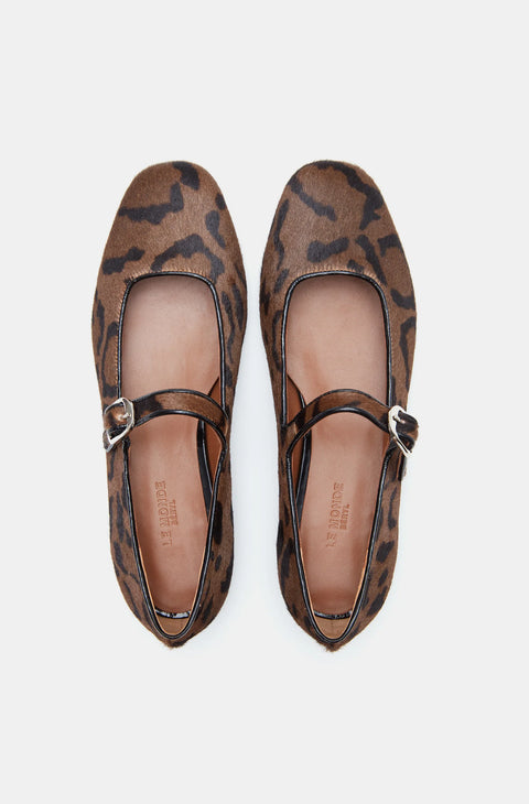 Mary Jane Pony Leopard Shoe