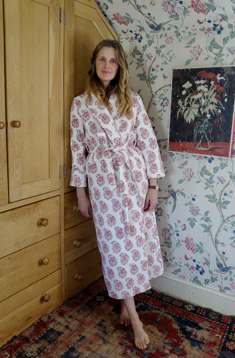 Quilted Cotton Robe