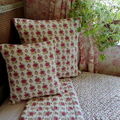 Hand Quilted Cushion Cover
