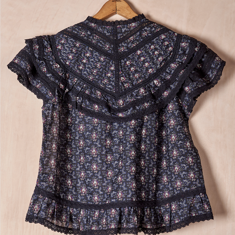 Yvonne Flutter Sleeve Top