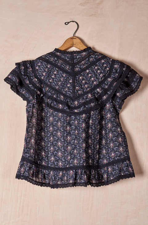 Yvonne Flutter Sleeve Top