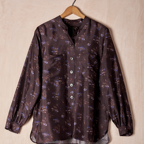 Laure Silk Floral Blouse