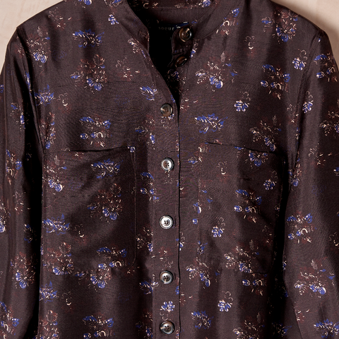 Laure Silk Floral Blouse