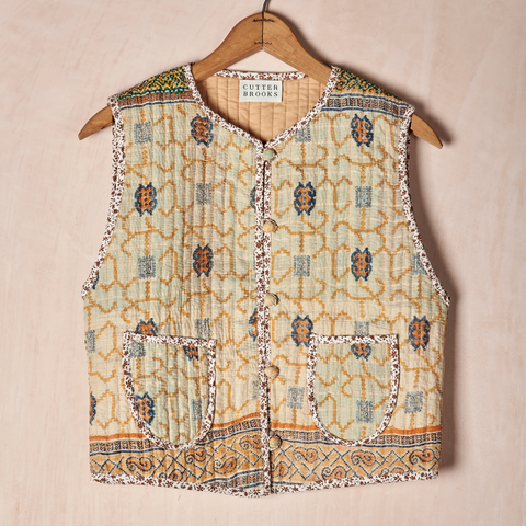Quilted Kantha Vest