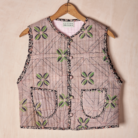 Quilted Kantha Vest