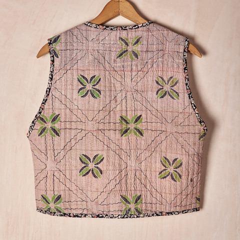 Quilted Kantha Vest