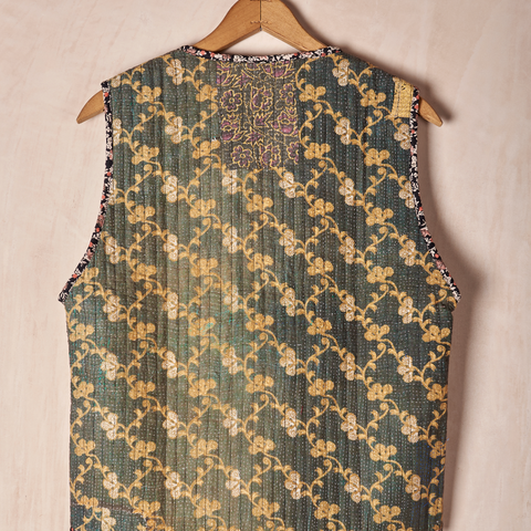 Quilted Kantha Vest
