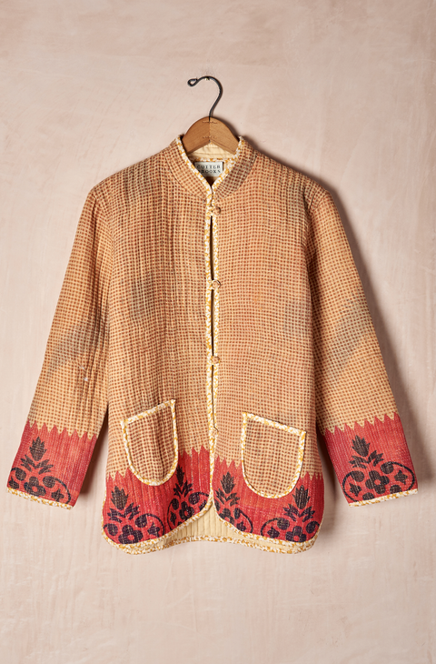 Quilted Kantha Jacket