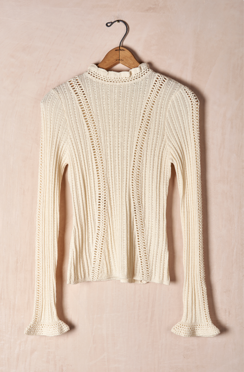 Riva Ribbed Turtleneck Top