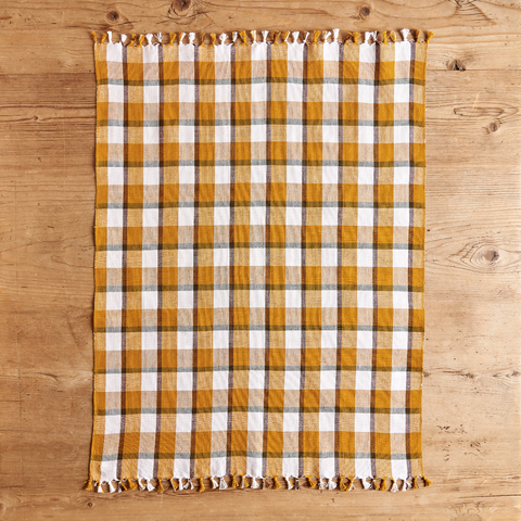 Harvest Plaid Tea Towel