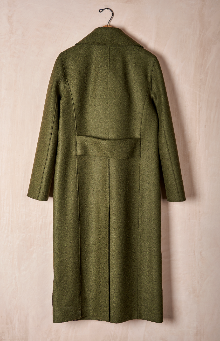 Felted-Wool Military Coat
