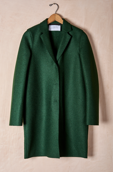 Felted-Wool Cocoon Coat