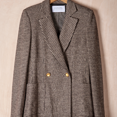 Tweed Wool-Blend Blazer