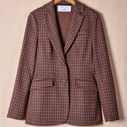 Houndstooth Hacking Jacket