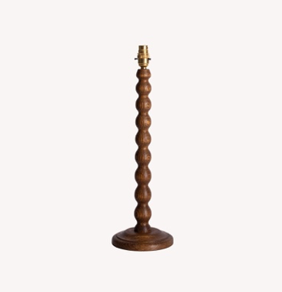 Bobbin Lamp Base (Dark Oak)