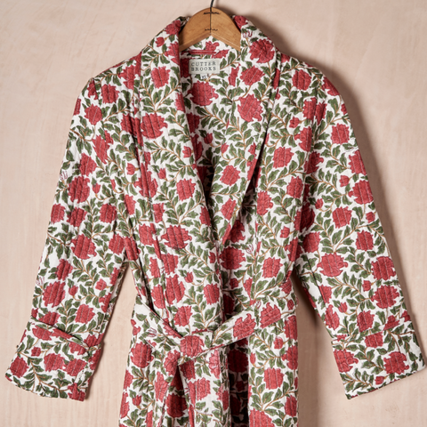 Quilted Cotton Robe