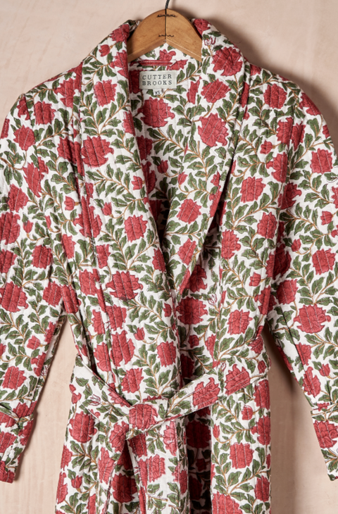 Quilted Cotton Robe