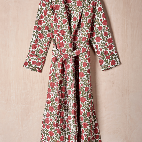 Quilted Cotton Robe