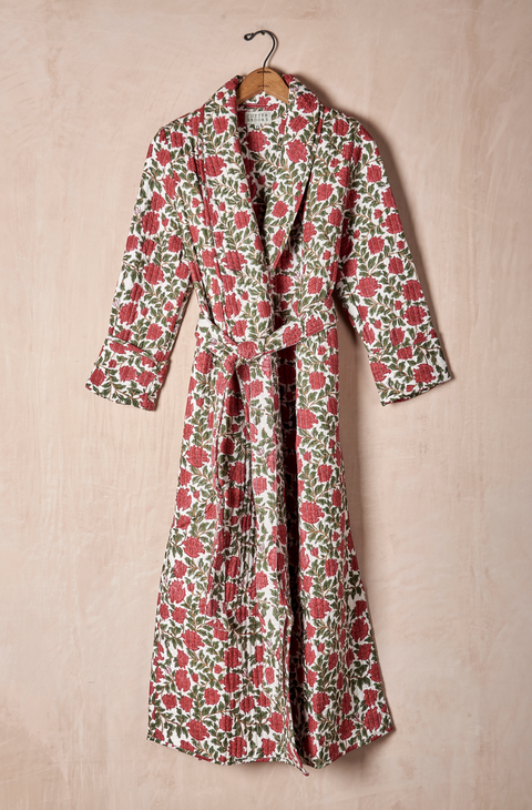 Quilted Cotton Robe