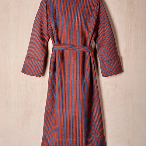 Unisex Quilted Cotton Robe