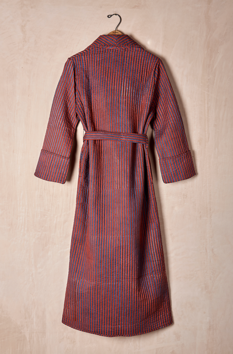 Unisex Quilted Cotton Robe