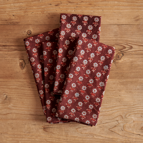 Blue Daisy Napkin