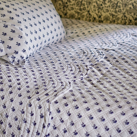 Printed-Cotton Provençal Quilt