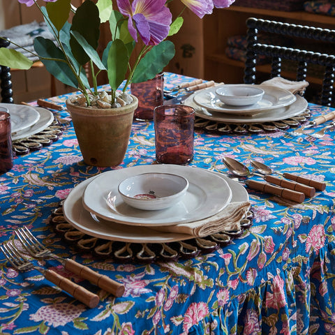Ceramic White Salad Plates (Pair)