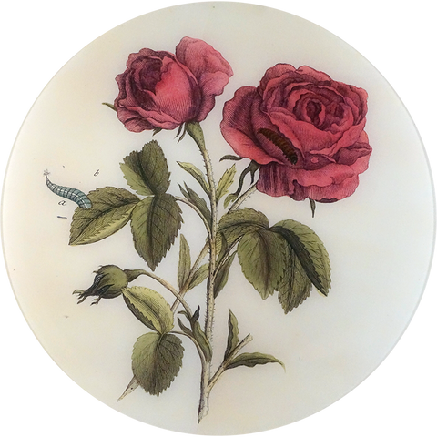 Stemmed Rose Tray