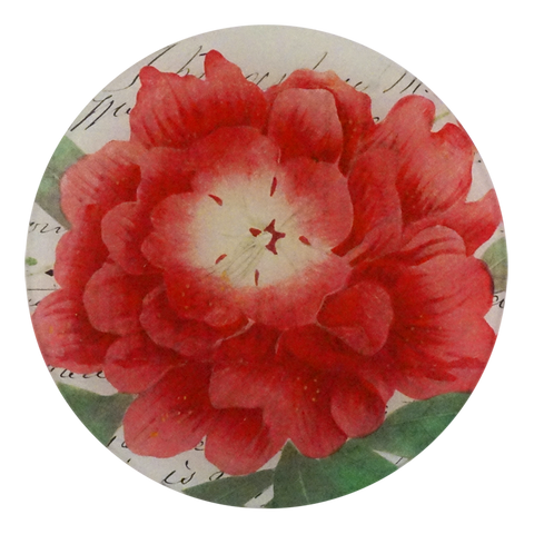 Red Azalea Plate