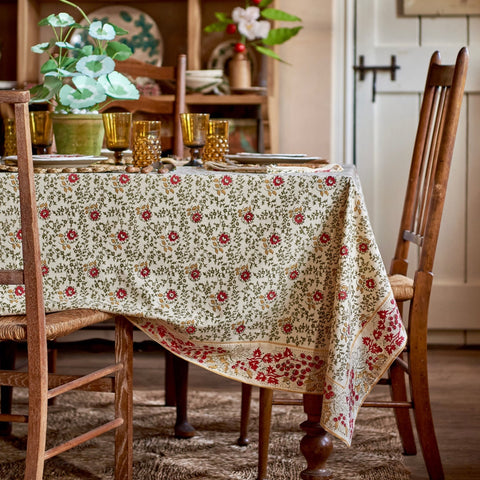 Christmas Jaal Tablecloth
