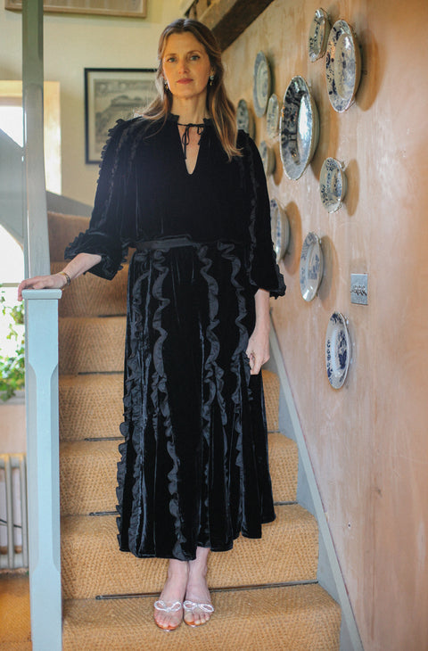 Mikaela Velvet Skirt