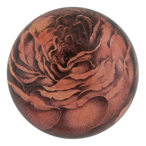 Rose of May Dome Paperweight