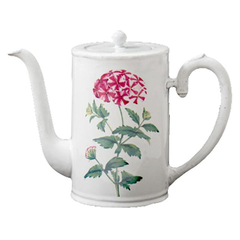 Red Star Phlox Coffee Pot