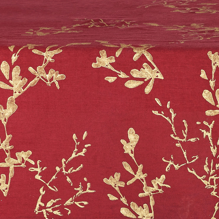 Mistletoe Linen Tablecloth