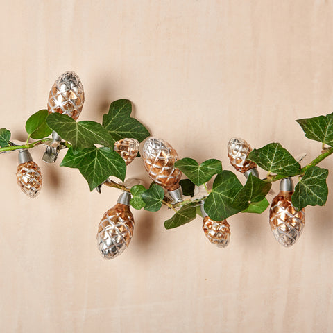 Two Piece Pinecone Ornament on Clip