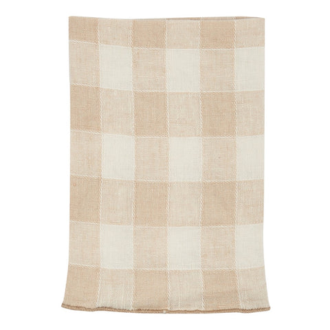 Crème Vintage Gingham Napkin