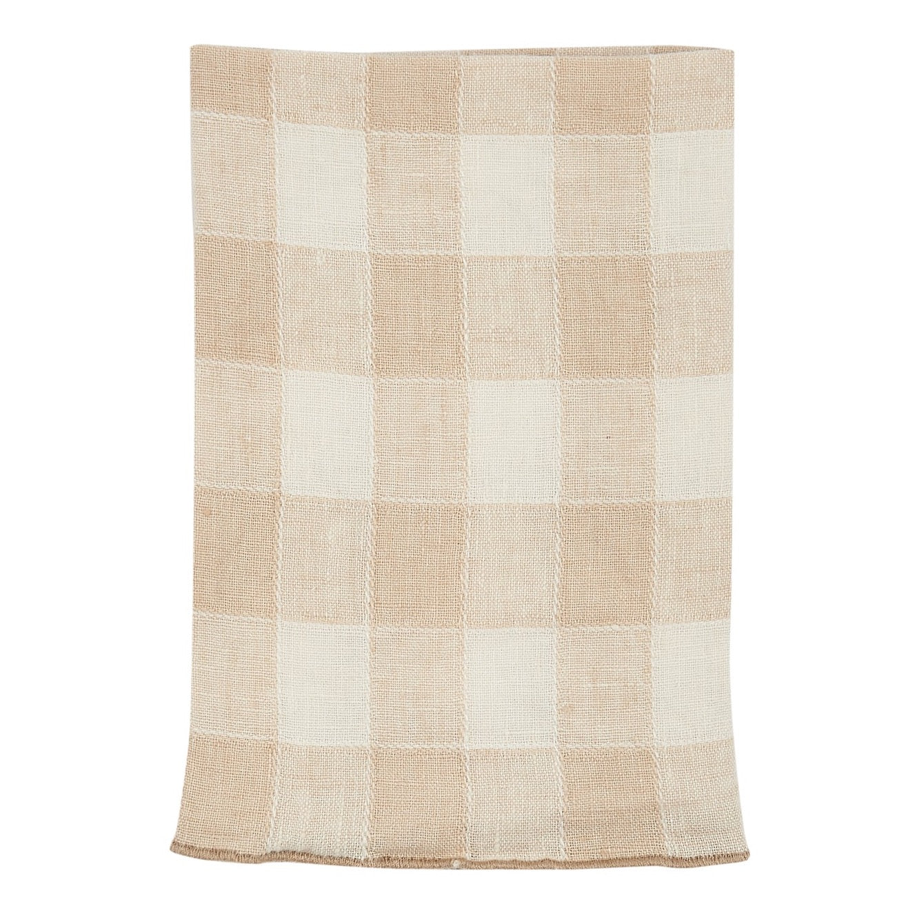 Crème Vintage Gingham Napkin