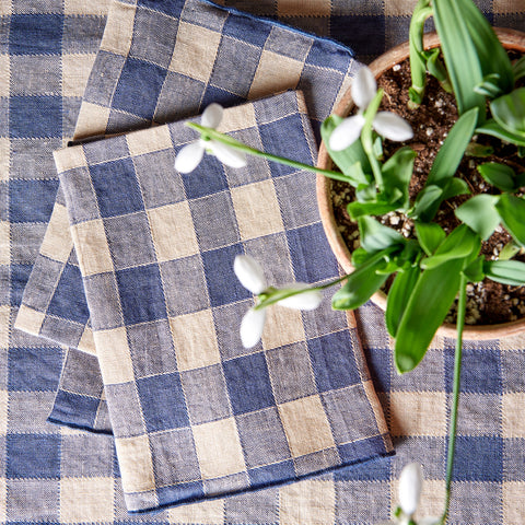 Bleu de Delft Vintage Gingham Napkin