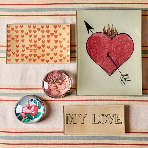 Heart Rows Tray