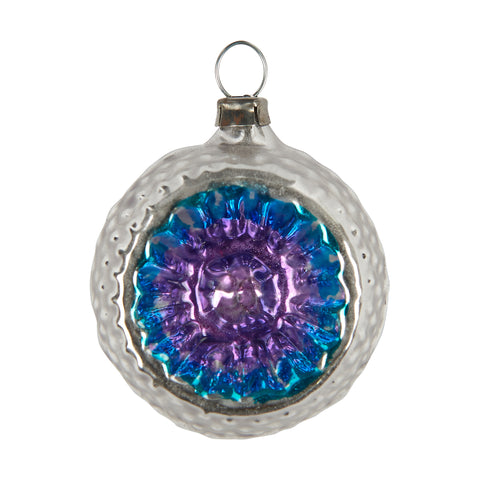 Silver & Multi colour Ball Ornaments, Set of Six