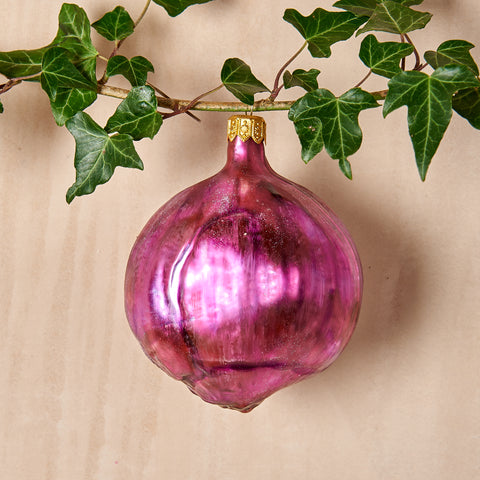 Onion Glass Ornaments