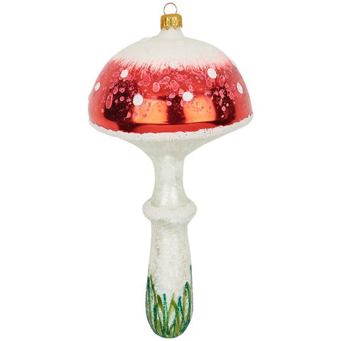 Huge Toadstool Glass Ornament