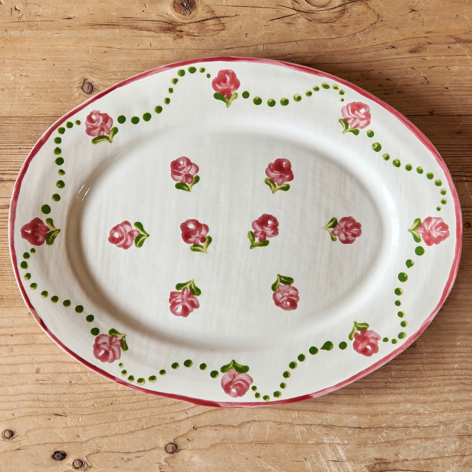 Petit Rose Medium Platter