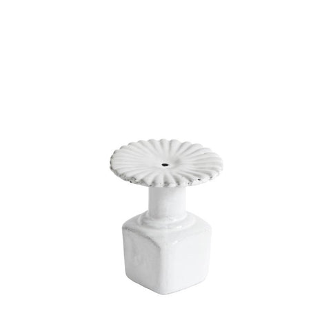 White Marguerite Ceramic Incense Holder